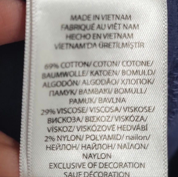 Polo by Ralph Lauren Mens Pullover Long Sleeve Half Zip Large Sweatshirt Navy - Picture 6 of 9